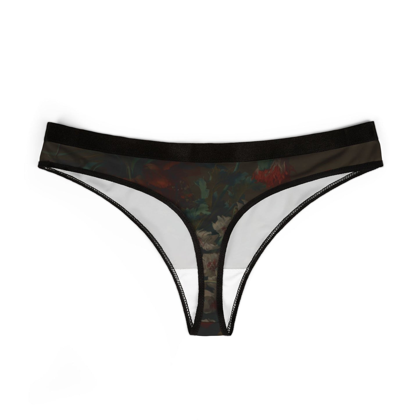 "Slow Down" All Over Floral Print Thong