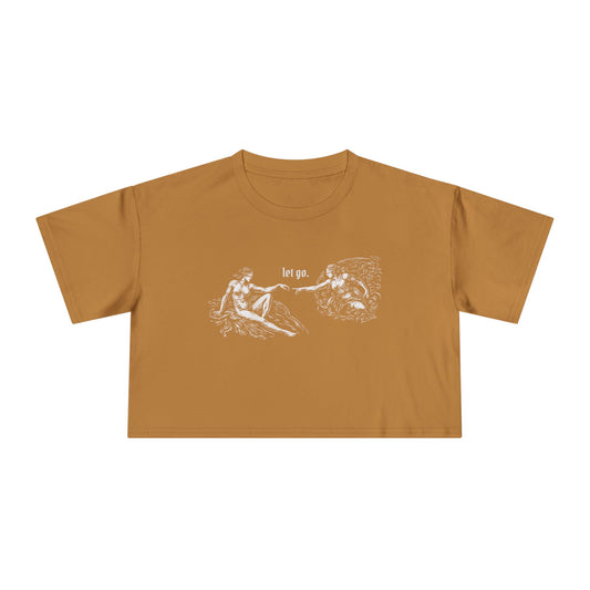 Let Go 100% Cotton Crop Tee