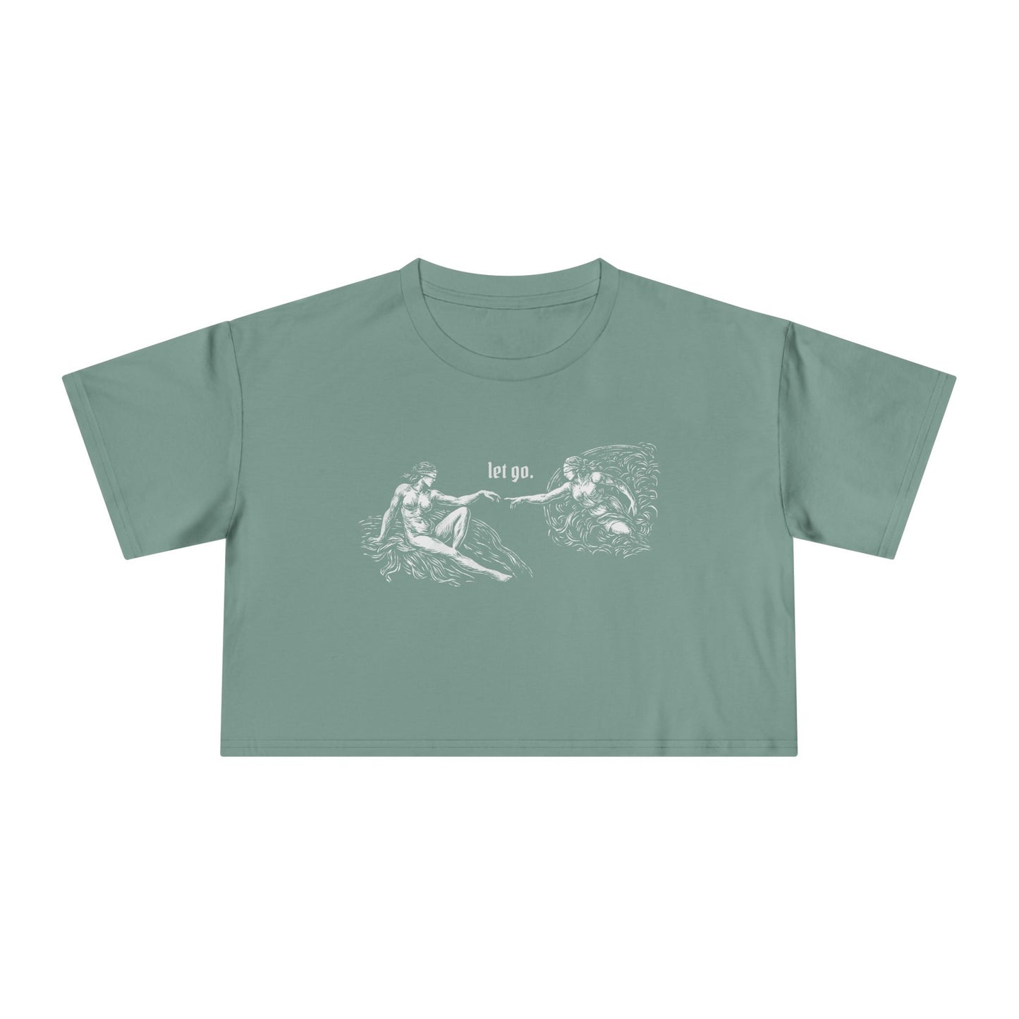 Let Go 100% Cotton Crop Tee