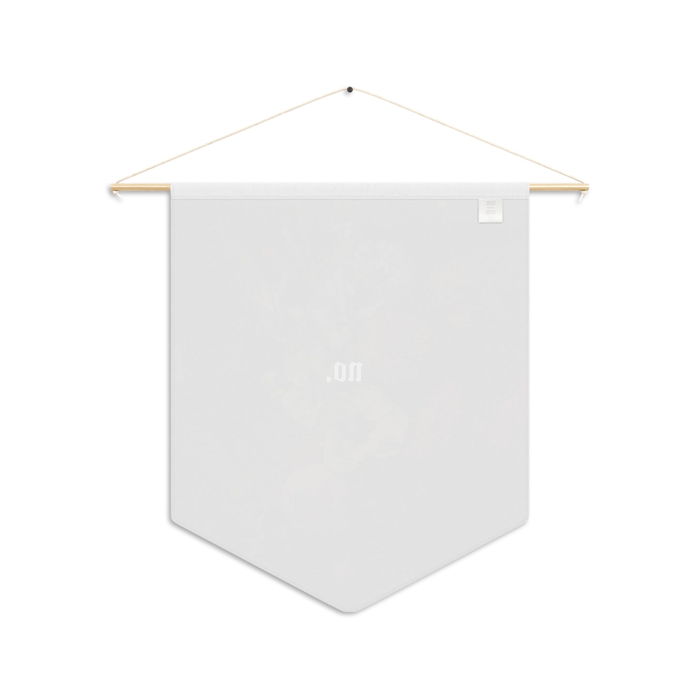 "No" Fabric Pennant Wall Hanging