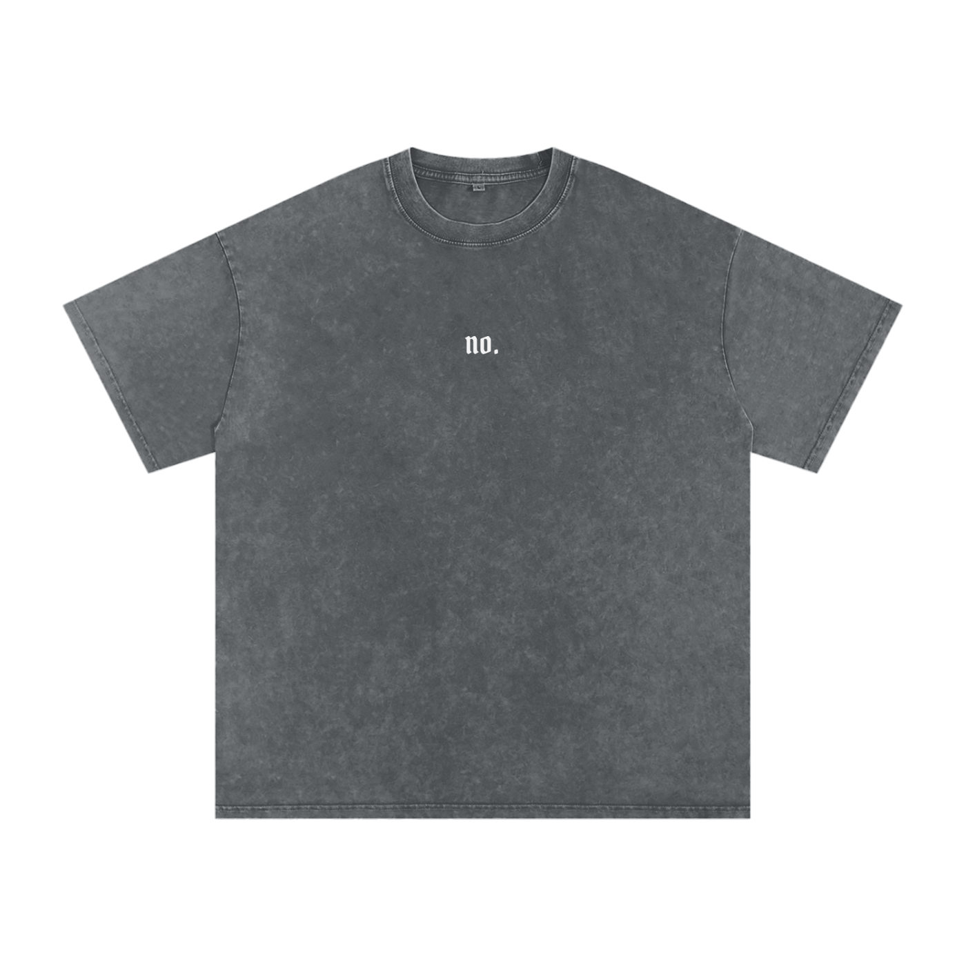 no. (is a full sentence) Oversize T-Shirt