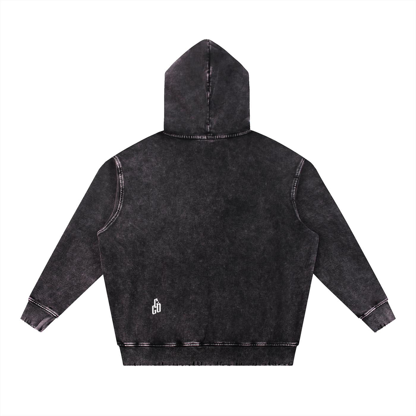 Id Rather Be At the Gym Snow Wash Hand-Frayed Heavyweight Hoodie