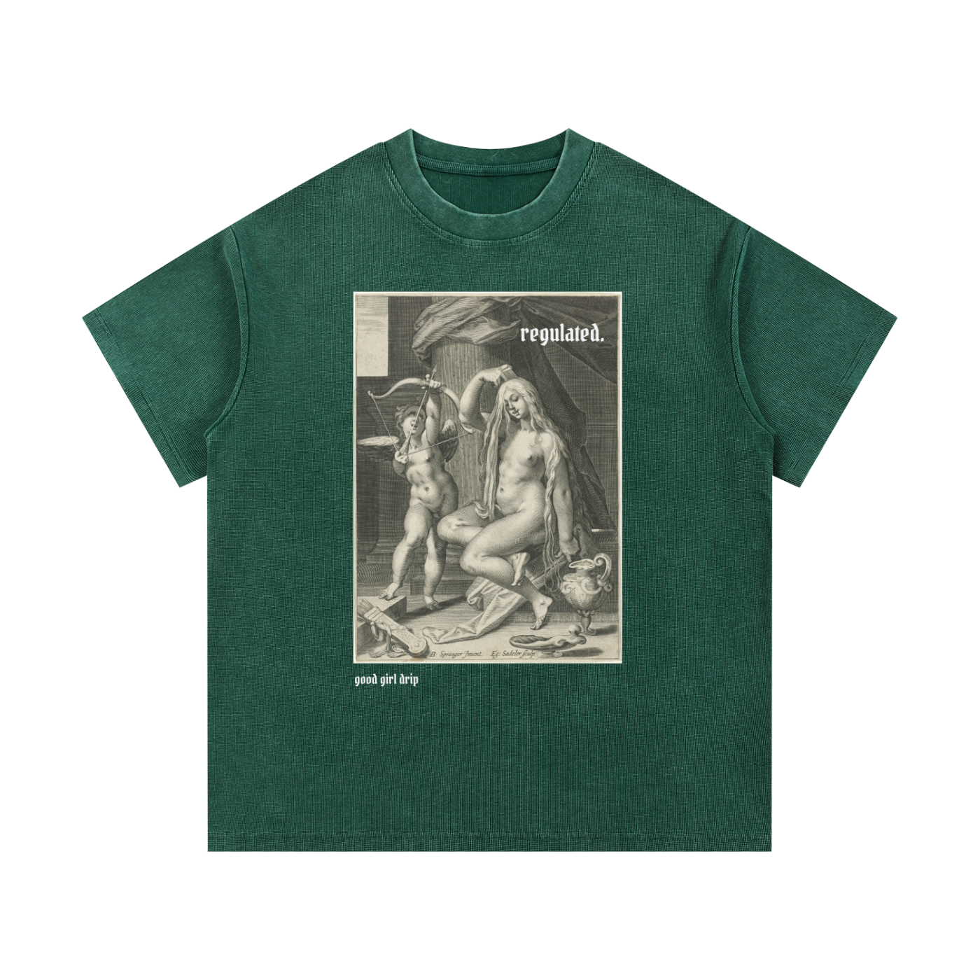 Regulated Mineral Wash Waffle Knit T-Shirt