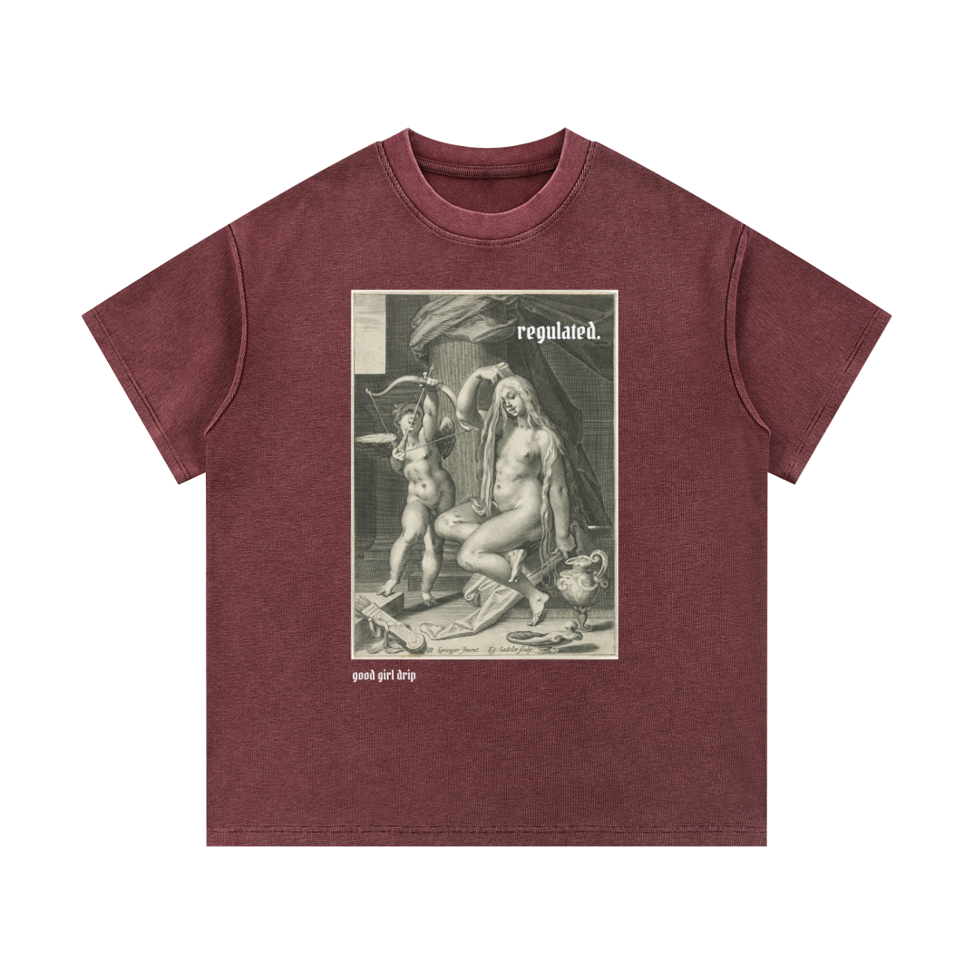 Regulated Mineral Wash Waffle Knit T-Shirt