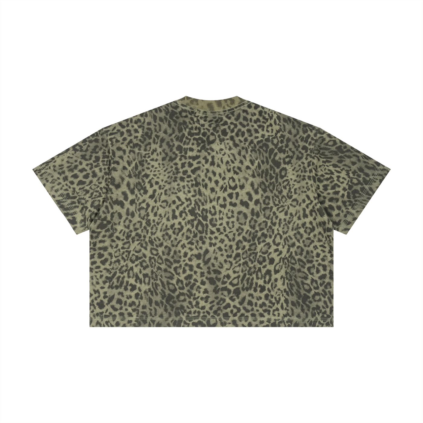 Retired Bad Girl Leopard Print Boxy T-Shirt