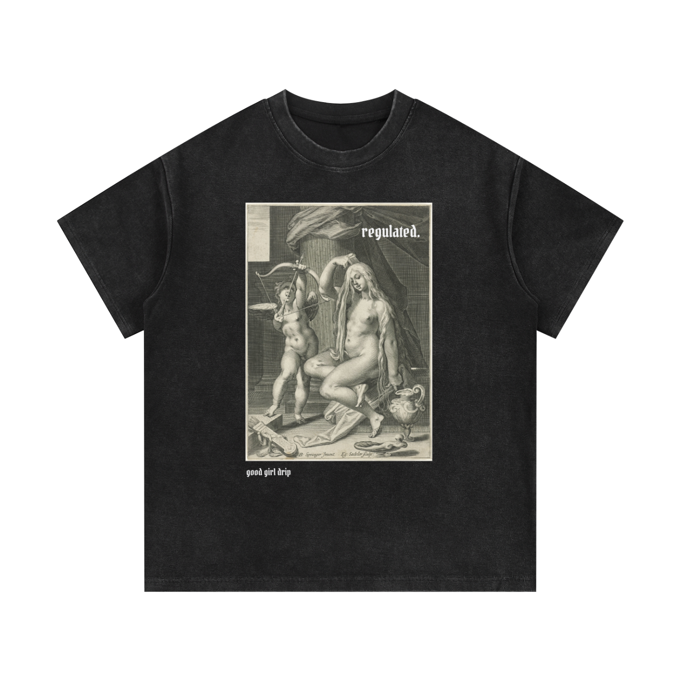 Regulated Mineral Wash Waffle Knit T-Shirt