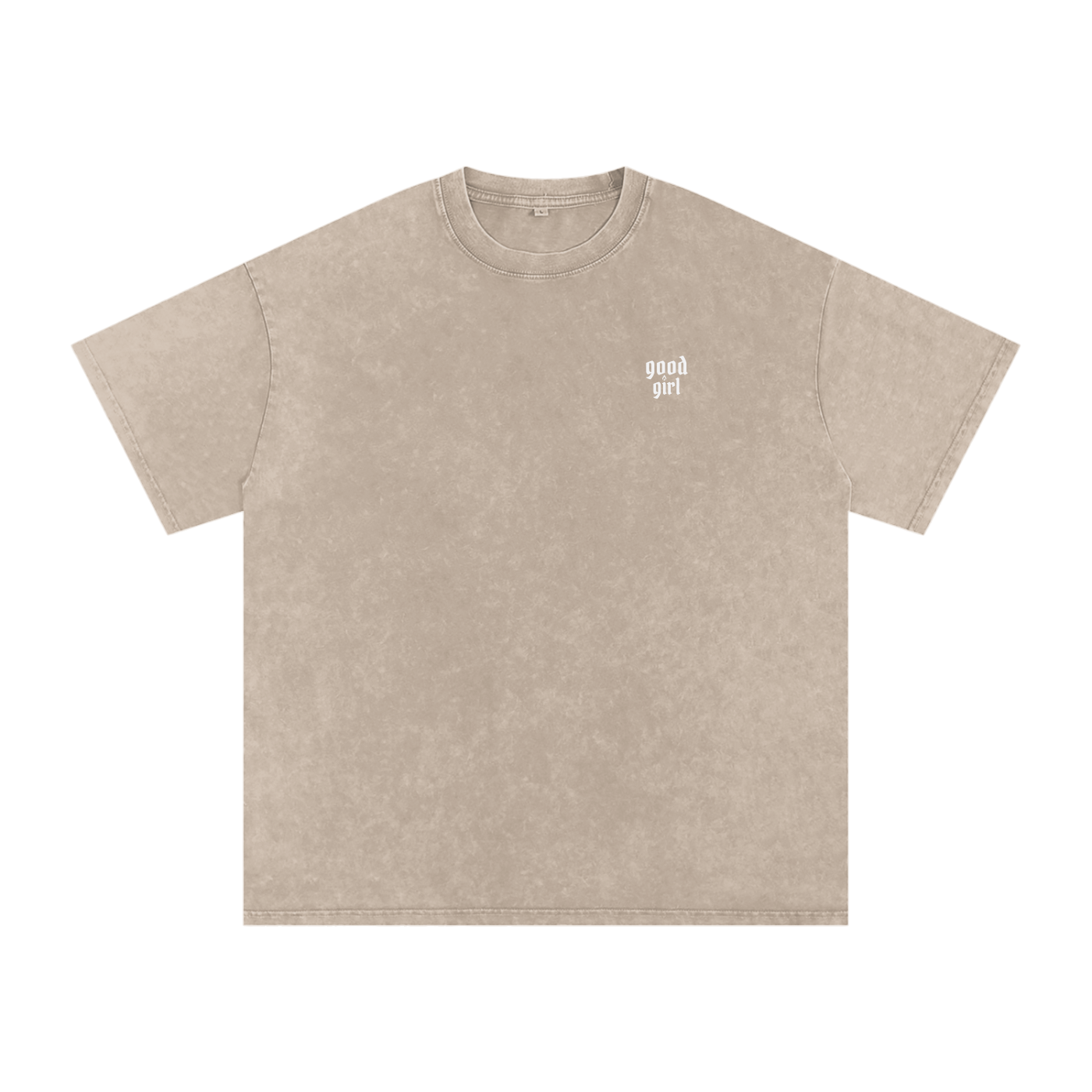 Well Behaved Snow Washed Oversized Cotton T-Shirt