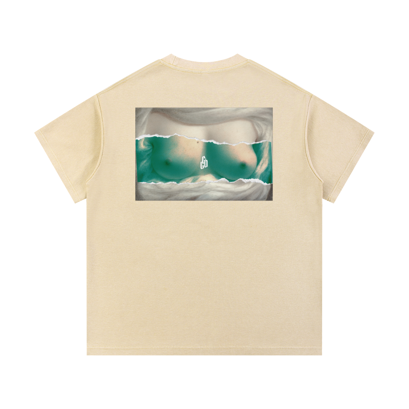 Classical T*ts Mineral Wash Waffle Knit T-Shirt