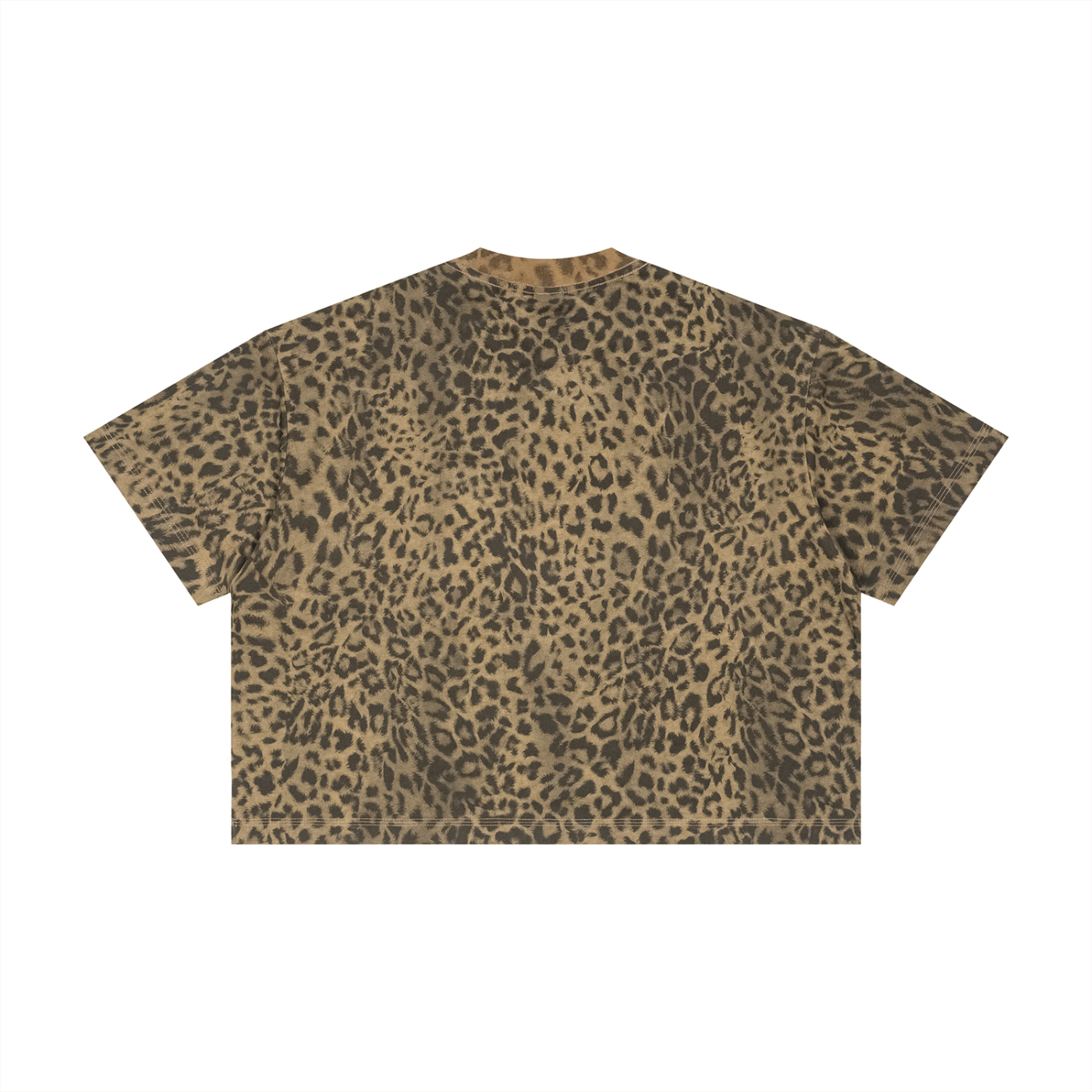 Good Kitty Leopard Print Boxy T-Shirt