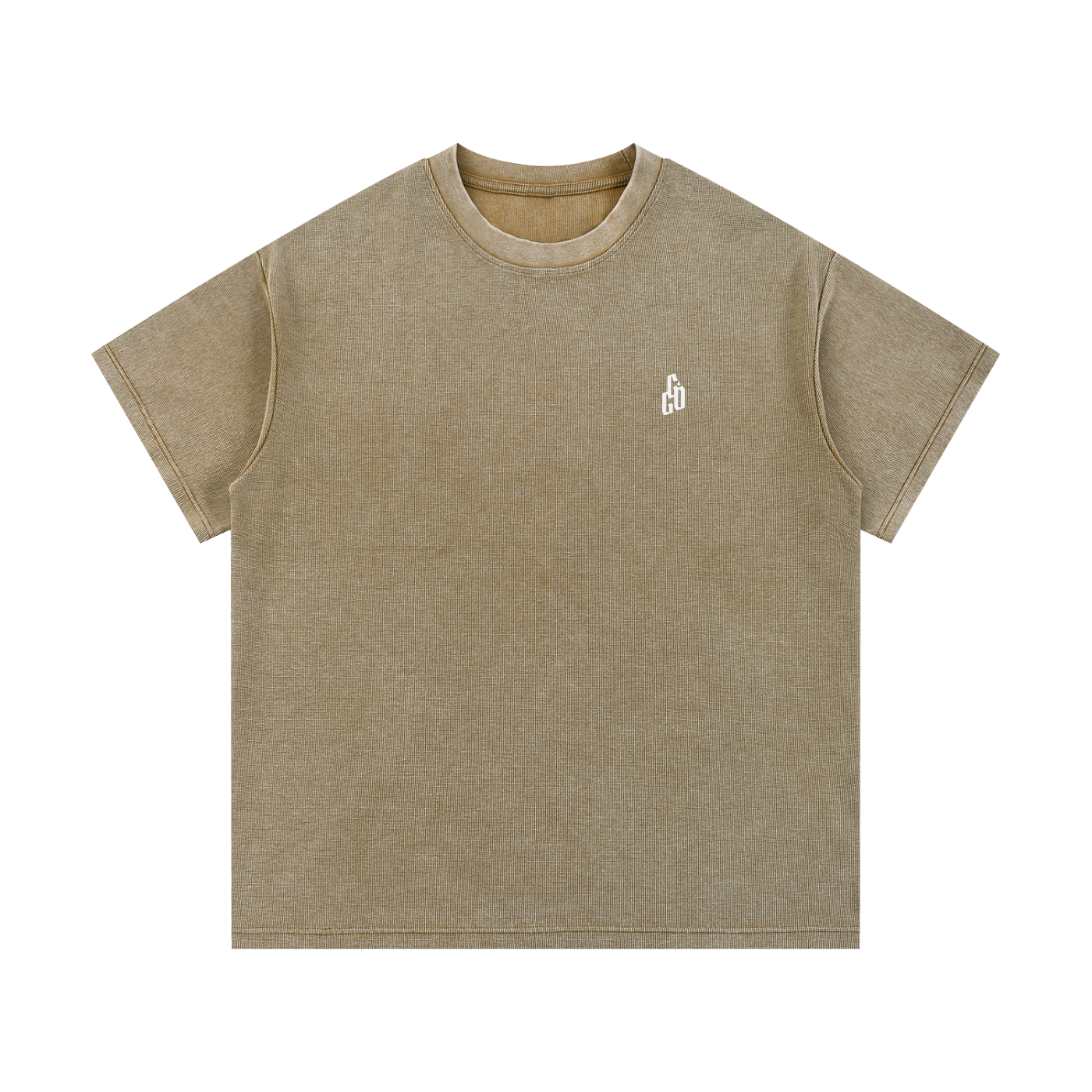 Classical T*ts Mineral Wash Waffle Knit T-Shirt