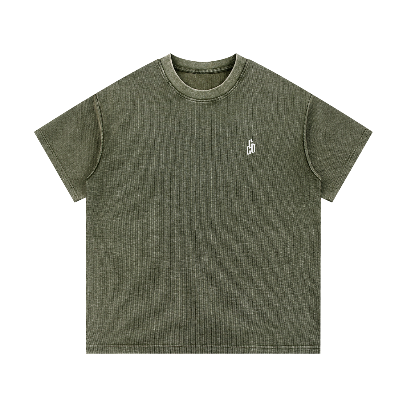 Classical T*ts Mineral Wash Waffle Knit T-Shirt