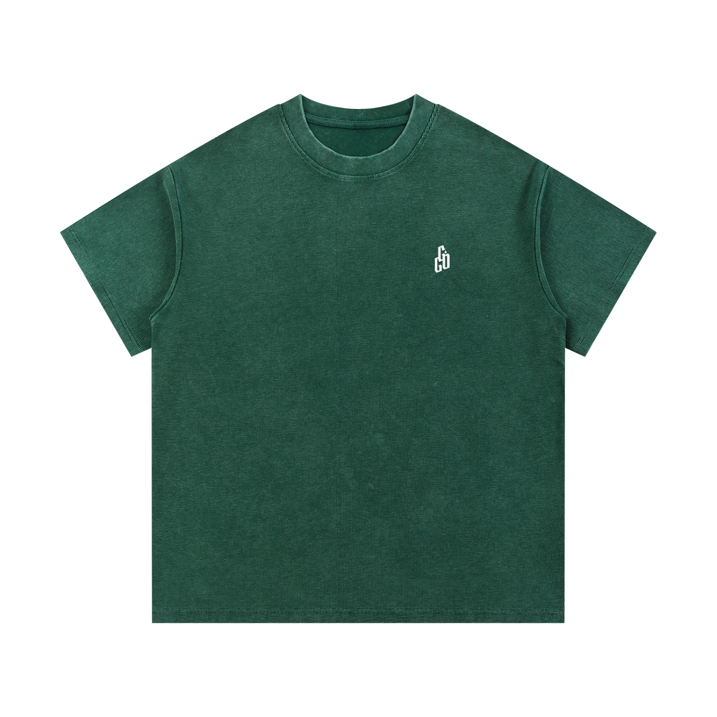 Classical T*ts Mineral Wash Waffle Knit T-Shirt
