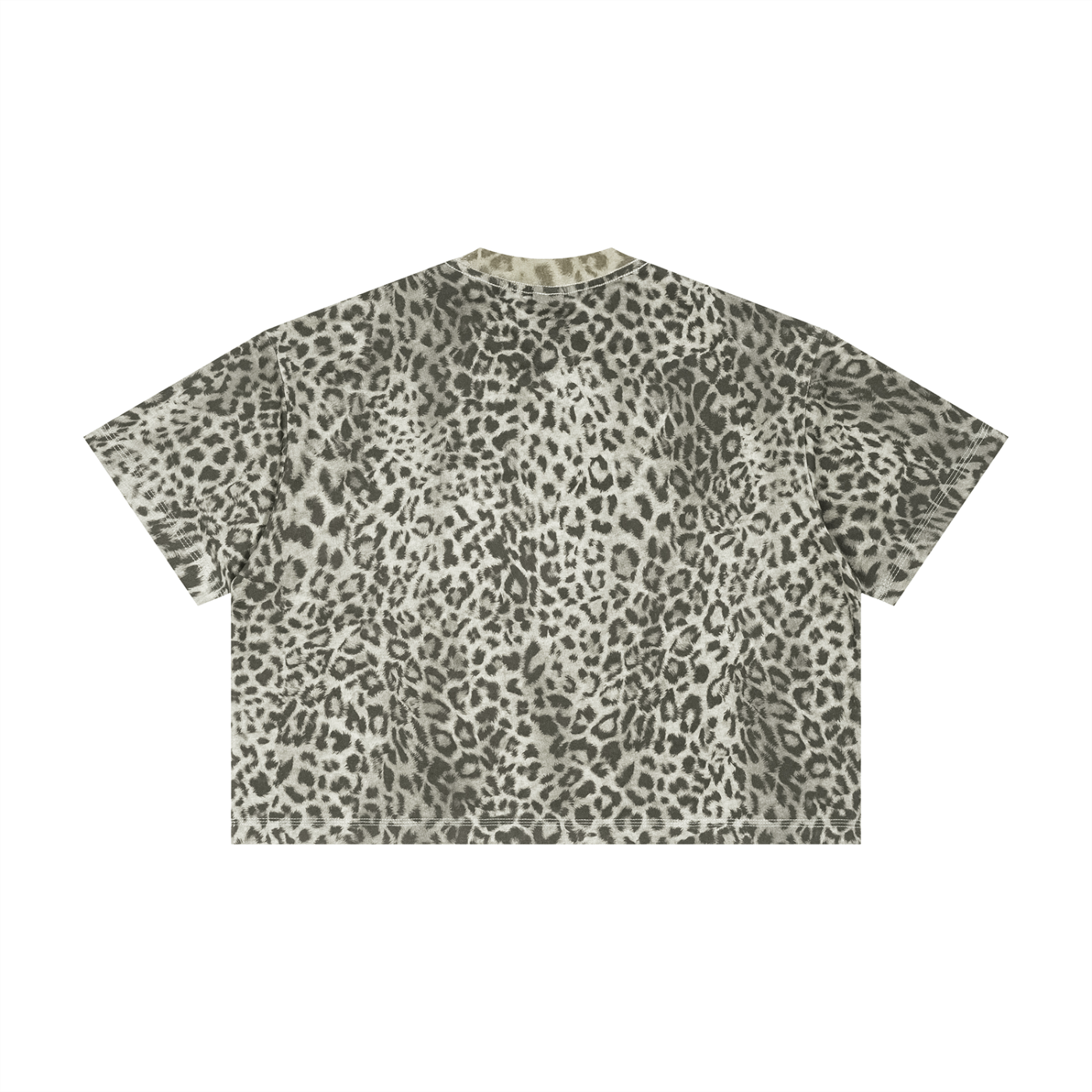 Good Kitty Leopard Print Boxy T-Shirt