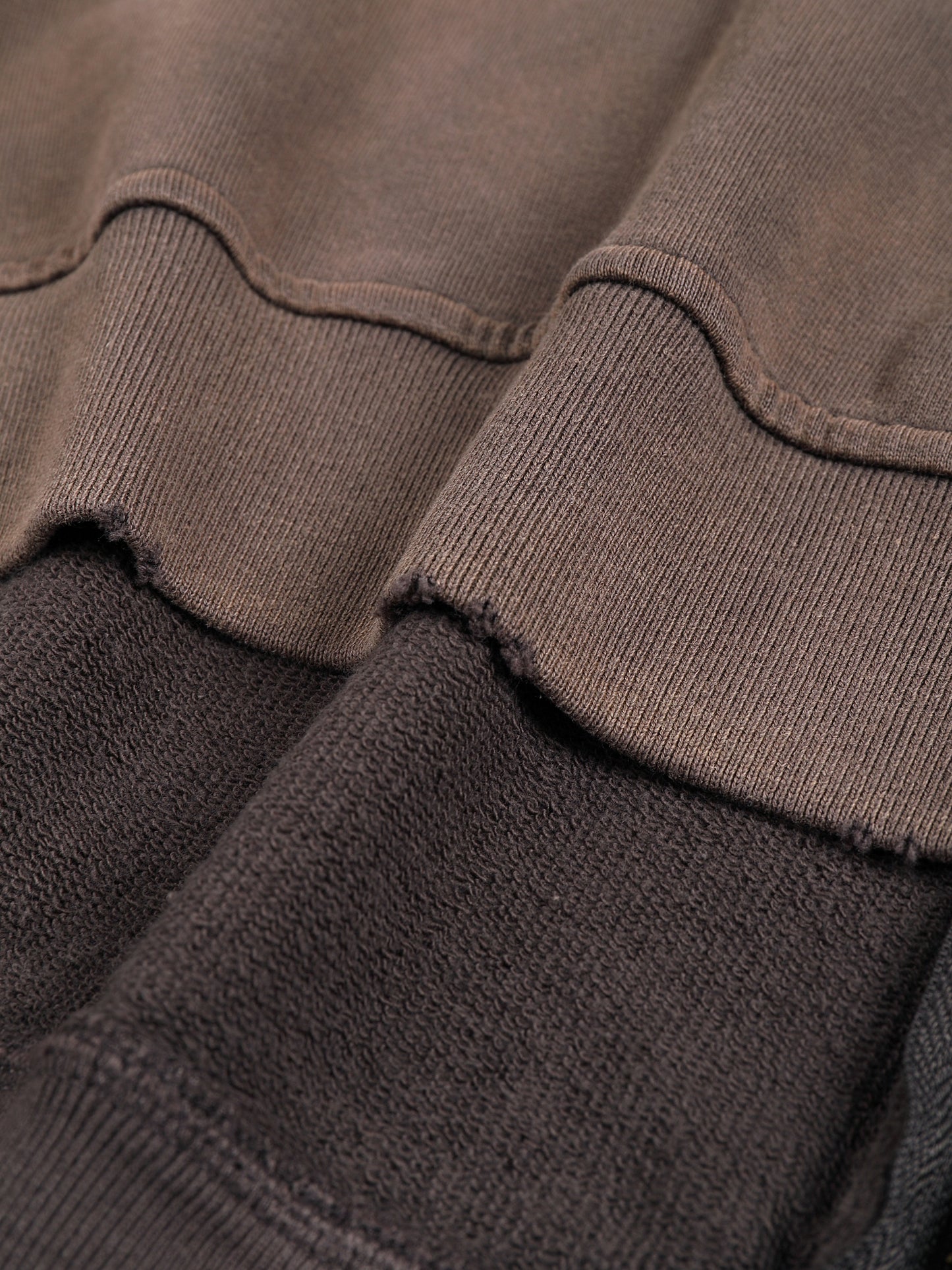 Drishti Hand-Frayed Sunfade Zip Hoodie
